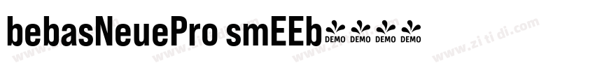 bebasNeuePro smEEb字体转换